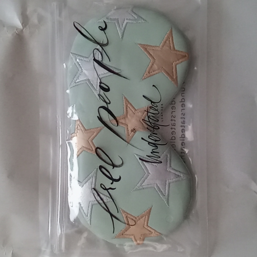 Free People Leather Star Eye Mask